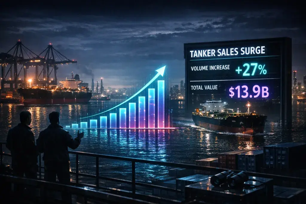 Tanker Sales Surge in Volume Drives Healthy S&P Market into 2025
