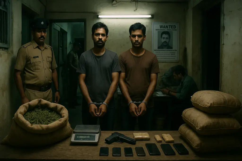 Illicit Cannabis Ring Dismantled in Gujarat as Armed Trafficking Threat Grows